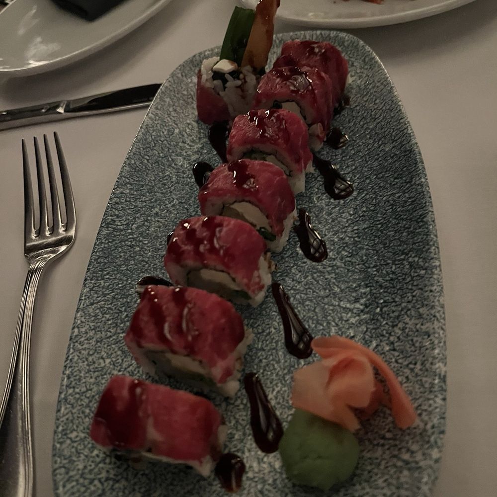 Ocean Prime - Beef carpaccio sushi - Seafood Near Me - Dallas, Texas