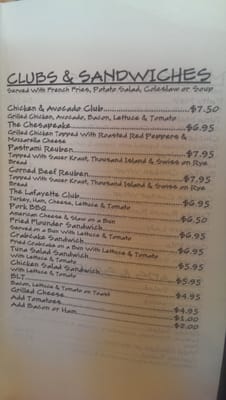 Menu photo 5 Jesse's Place Norfolk, VA