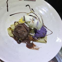 Yakimix - They fry the crepe, you scoop the ice cream and create - wala!!!