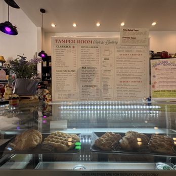 Tamper Room Cafe & Gallery - Menu - Cafes Near Me - Fremont, California Tamper Room Cafe & Gallery - Menu - Cafes Near Me - Fremont, California