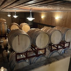 Amalthea Cellars Farm Winery - Wine cellar barrel room