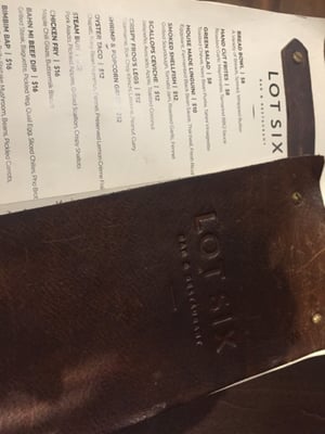 Menu photo 8 Lot Six Halifax, NS Menu photo 8 Lot Six Halifax, NS