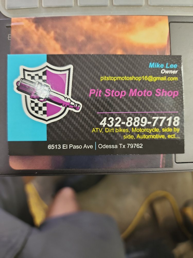 PIT STOP MOTO SHOP Updated June 2024 17 Photos 6513 El Paso Ave, Odessa, Texas
