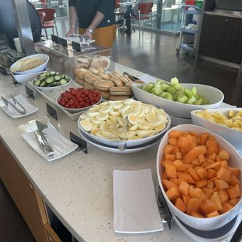 Air Canada Maple Leaf Lounge - Morning spread - Airport Lounges Near Me - Richmond, British Columbia