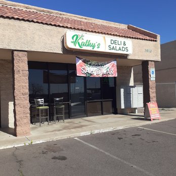 Kathy's Deli & Salads - Storefront faces South - Salad Near Me - Glendale, Arizona