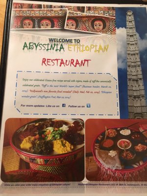 Menu photo 7 Abyssinia Ethiopian Restaurant Indianapolis, IN Menu photo 7 Abyssinia Ethiopian Restaurant Indianapolis, IN