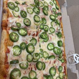 Sicilian Pie with Jalapeños