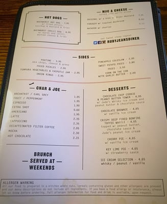 Menu photo 1 The Sindercombe Social London, XGL Menu photo 1 The Sindercombe Social London, XGL