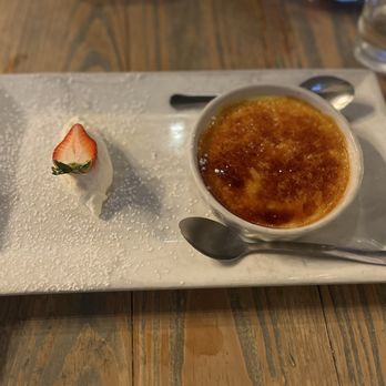 Alpin Bistro - Pistachio creme brûlée - Wine Bars Near Me - Gainesville, Florida