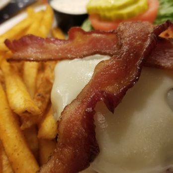 Brady's - a bacon sandwich and fries on a plate - American Near Me - Peterborough, New Hampshire
