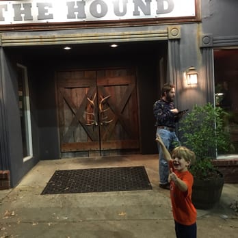 The Hound - Evens the kid loved his hotdog and French fries!! - New American Near Me - Auburn, Alabama