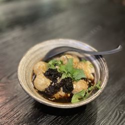 Vivienne's Bistro - Black Garlic Wonton