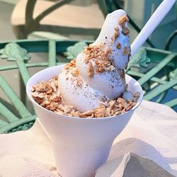 Buena's Organic Soft Serve - Vanilla soft serve