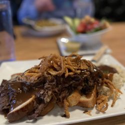 The Block Food & Drink - St. Louis Park - Open Faced Sandwich
