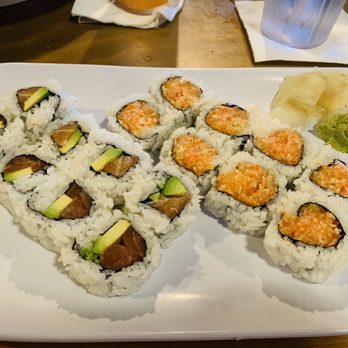 Shogun - Salmon Avocado Roll (fresh) & Crunchy Roll - Japanese Near Me - Metairie, Louisiana Shogun - Salmon Avocado Roll (fresh) & Crunchy Roll - Japanese Near Me - Metairie, Louisiana