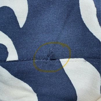 Kevin's Tailoring - A hole that she didn't sew!!! - Sewing & Alterations Near Me - Santa Clara, California