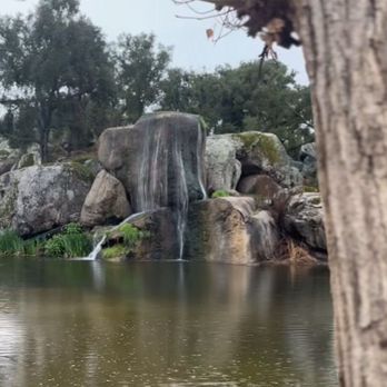 Native Falls Campground - A beautiful view of the waterfall into the pond. - Campgrounds Near Me - Temecula, California