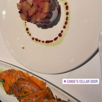 Canoe - Canoe 's House Smoked Salmon and Marinated Golden and Red Beet Salad - New American Near Me - Atlanta, Georgia