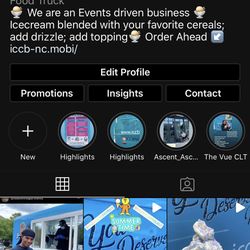 Ice cream cereal box - Keep up to date on our location. @iccbnc on IG.