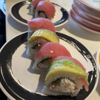Genki Sushi - Rainbow and Hawaiian roll - Sushi Bars Near Me - Renton, Washington Genki Sushi - Rainbow and Hawaiian roll - Sushi Bars Near Me - Renton, Washington