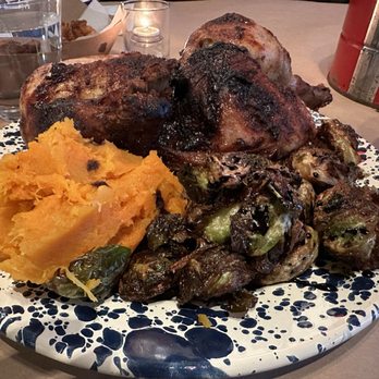 Bolt - Rotisserie chicken with squash and sprouts - Coffee & Tea Near Me - Hermosa Beach, California Bolt - Rotisserie chicken with squash and sprouts - Coffee & Tea Near Me - Hermosa Beach, California