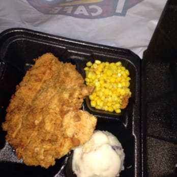 Cotton Patch Cafe - Chicken fried chicken, it was BIG, this pic may do it no justice! And happily, it was mainly chicken(you know barely any fat) - American Near Me - College Station, Texas