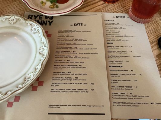 Menu photo 1 Rye Bunny Washington, DC, DC