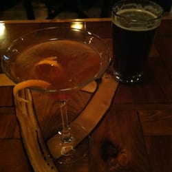 James Bar - The Steve McQueen on the left and the Cold Smoke by Kettle Brewery on the right :)