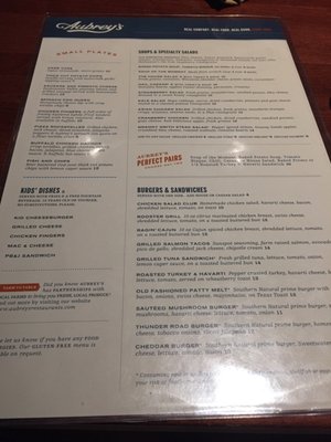 Menu photo 6 Aubrey's - Papermill Knoxville, TN Menu photo 6 Aubrey's - Papermill Knoxville, TN