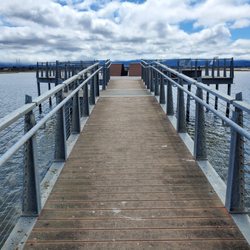 Dumbarton Bridge Vista Point and Trail - Pier along the trail
