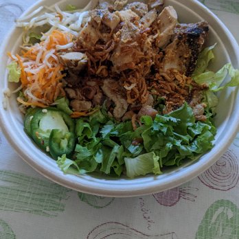 Vn Grill - Chicken bowl with all the veggies - Vietnamese Near Me - San Jose, California Vn Grill - Chicken bowl with all the veggies - Vietnamese Near Me - San Jose, California