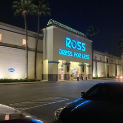 Ross Dress for Less - Storefront at night