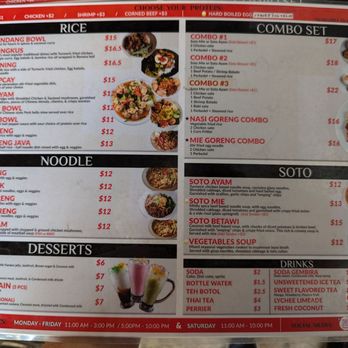 Mr. Sate - Menu Aug 24 - Indonesian Near Me - Los Angeles, California Mr. Sate - Menu Aug 24 - Indonesian Near Me - Los Angeles, California