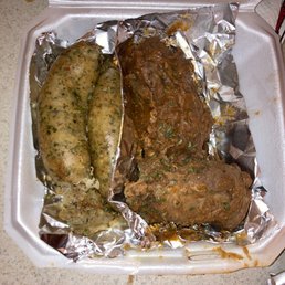 Boudin and turkey necks  they kill it every time!!!