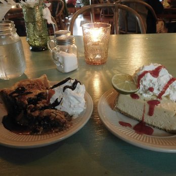 The Floridian - To the left, derby pie ... dessert of my wildest dreams. - Southern Near Me - Saint Augustine, Florida