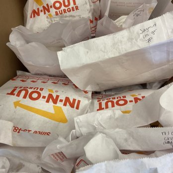 In-N-Out Burger - Individually packaged orders - Burgers Near Me - Clovis, California