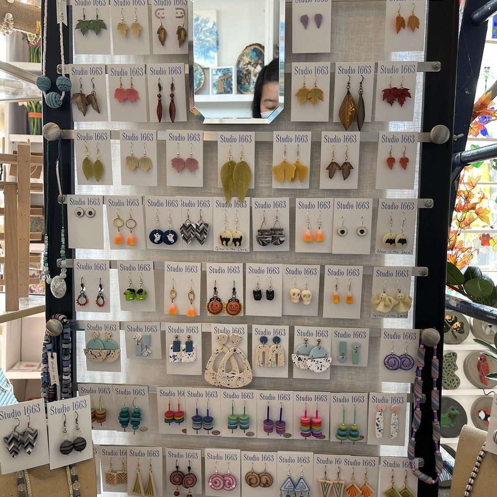Clawson Makers Market - I don't even have my ears pierced, but I wanted one of each of these beauties! - Flea Markets Near Me - Clawson, Michigan