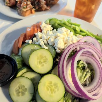 The Secret Garden - Greek salad - Breakfast & Brunch Near Me - Modesto, California The Secret Garden - Greek salad - Breakfast & Brunch Near Me - Modesto, California
