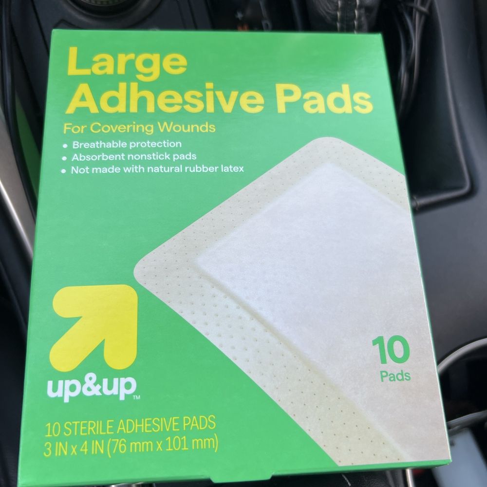 Large Band-Aids for my dad. Large Band-Aids for my dad.