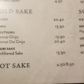 Shogun Sushi - Sake menu! - Sushi Bars Near Me - Palmdale, California Shogun Sushi - Sake menu! - Sushi Bars Near Me - Palmdale, California