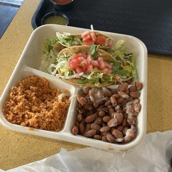 Taco Life Mexican Grill - 2 tacos plate - Mexican Near Me - Orange, California