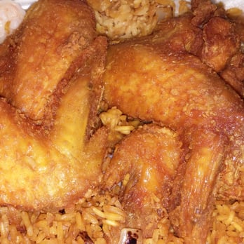 Wok-N-Roll - Fried chicken wings with shrimp fried rice - Chinese Near Me - Jacksonville, Florida