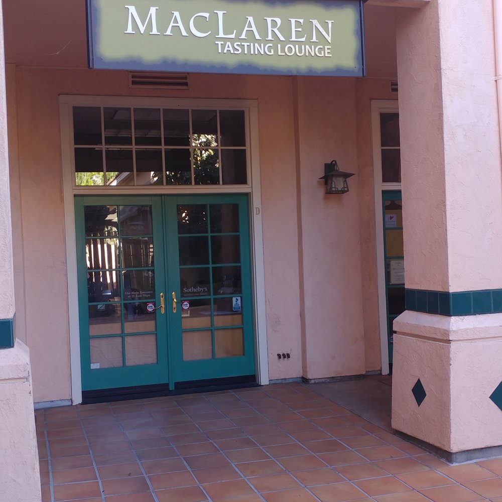 Entrance to the MacLaren Tasting Lounge in Sonoma