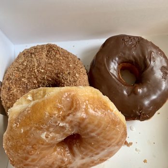 City Donuts - Cinnamon sugar donut, chocolate glazed donut, regular glazed donut - Donuts Near Me - Denver, Colorado