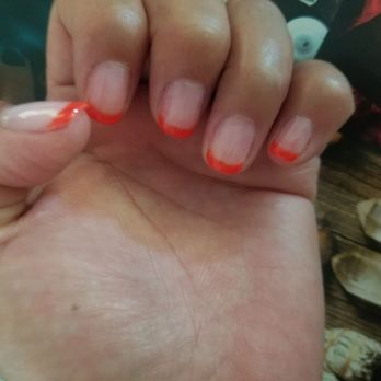 Pro Nail Care - manicure after tip removal . they were so very careful with healthy nail growth. so pleased. - Nail Salons Near Me - Huntington Beach, California Pro Nail Care - manicure after tip removal . they were so very careful with healthy nail growth. so pleased. - Nail Salons Near Me - Huntington Beach, California
