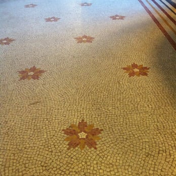 Chateau de la Plaudière - Main floor covered in lovely mosaic - Hotels Near Me - Maray, 41