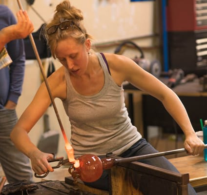 Studio Rental - Experienced glass blowers can rent the studio.
The price is $45 per hour all-inclusive. Slots are usually 3 hours but this may be adjusted beforehand. Studio Rental - Experienced glass blowers can rent the studio.
The price is $45 per hour all-inclusive. Slots are usually 3 hours but this may be adjusted beforehand.