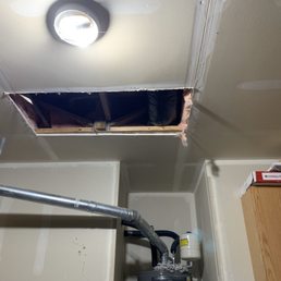 Leak into garage Leak into garage
