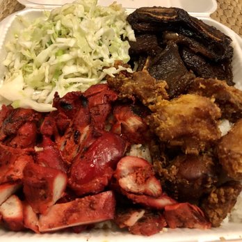 The Loft - Three Item Combo - Barbequed Char Sui Chicken, Island Fried Chicken, Kalbi Beef, with rice, salad, and macaroni salad (not pictured) - Hawaiian Near Me - Lakewood, California The Loft - Three Item Combo - Barbequed Char Sui Chicken, Island Fried Chicken, Kalbi Beef, with rice, salad, and macaroni salad (not pictured) - Hawaiian Near Me - Lakewood, California