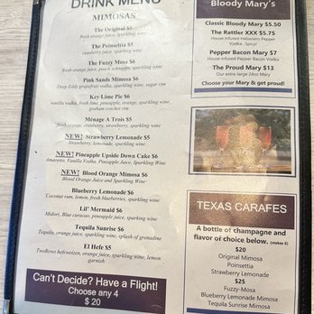 TwoRows Classic Grill - Brunch drink menu - American Near Me - Allen, Texas TwoRows Classic Grill - Brunch drink menu - American Near Me - Allen, Texas